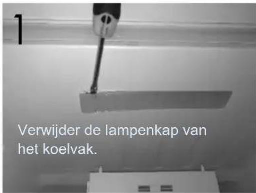 THOMSON THD421NFSL - Alvorens uw apparaat weg te gooien, maak de ledlamp los van uw apparaat. - 1