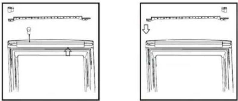 THOMSON THD421NFSL - INVERSION DES PORTES - 2