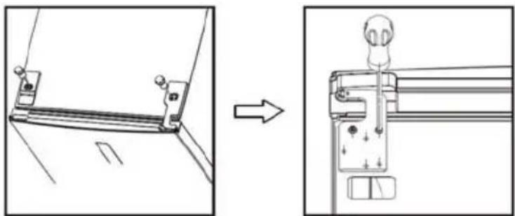 THOMSON THD421NFSL - INVERSION DES PORTES - 1