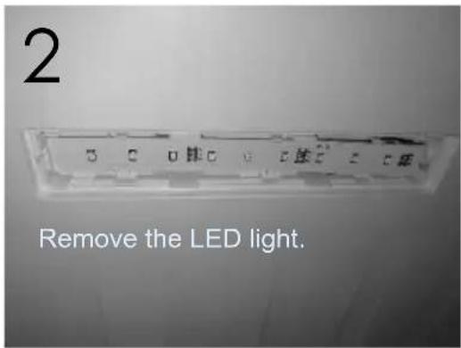 THOMSON THD421NFSL - Before disposing of your appliance, dismantling LED light from your appliance. - 2