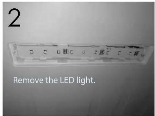 THOMSON THLR358NFWH - Before disposing of your appliance, dismantling LED light from your appliance. - 2
