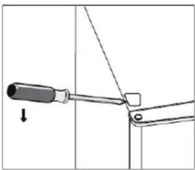 THOMSON THFZ204NFWH - DOOR CONVERSION - 3