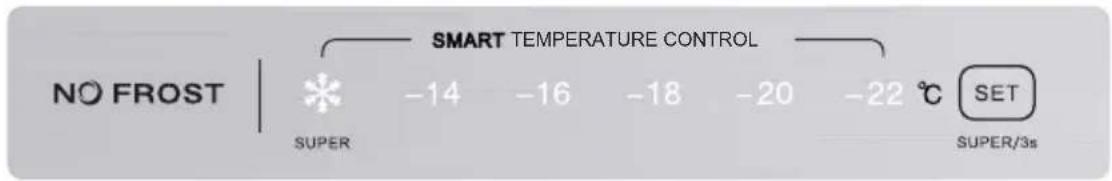 THOMSON THFZ204NFWH - Temperatuurregeling - 1