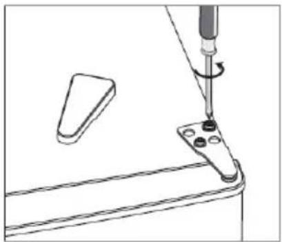 THOMSON THFZ204NFWH - DOOR CONVERSION - 2