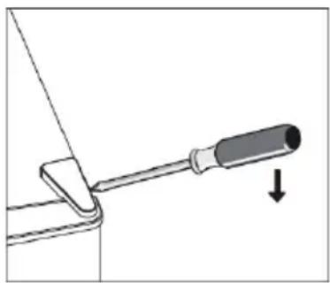 THOMSON THFZ204NFWH - INVERSION DE LA PORTE - 1