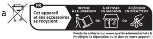 THOMSON TCH315E - MISE AU REBUT DES APPAREILS ÉLECTROMÉNAGERS - 1