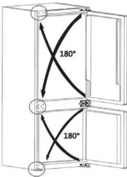 THOMSON TH178EBI38 - INVERSION DE LA PORTE - 4