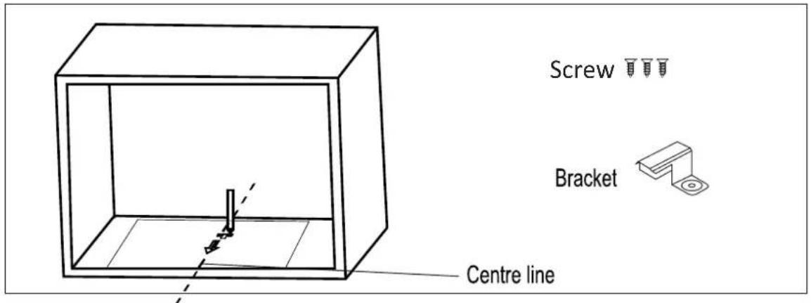Screw Bracket Centre line