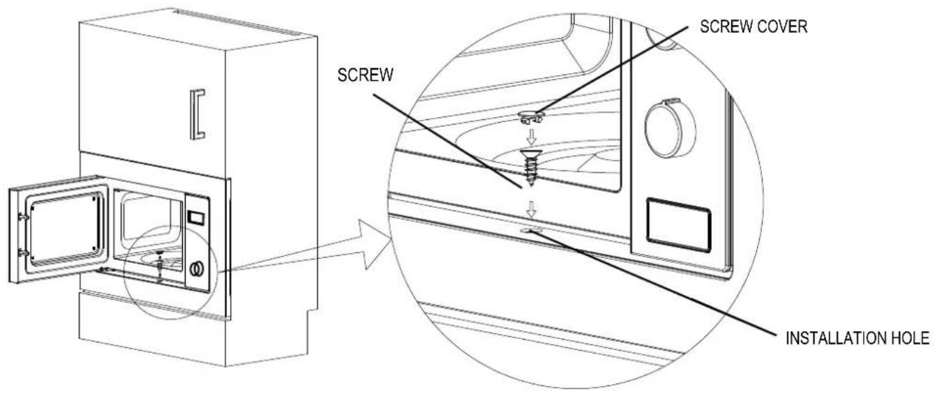 SCREW SCREW COVER INSTALLATION HOLE