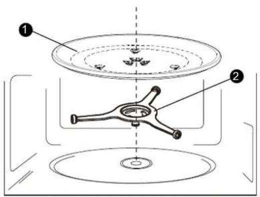 Technical diagram of a mechanical component with numbered parts and labeled parts