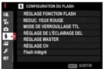 FUJI X100V - CONFIGURATION DU FLASH - 2