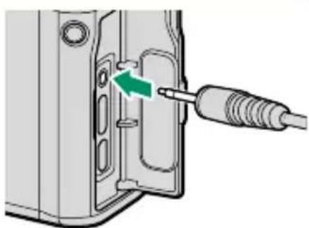 FUJI X100V - Utilisation d'un microphone externe - 1