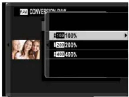 FUJI X100V - Enregistrement des images RAW dans un autre format - 2