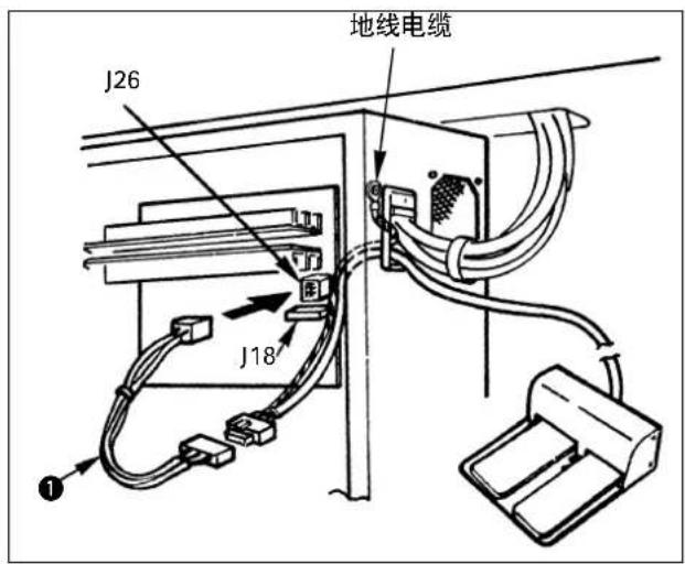 JUKI LK-1941 - 双联 PK 踏板的连接 - 1