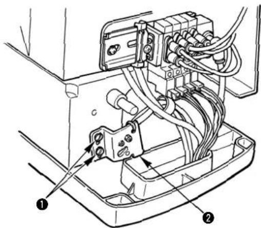 JUKI LK-1941 - Positionnement du contacteur de sécurité - 1