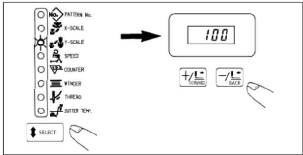 PATTERN No. X-SCALE Y-SCALE SPEED COUNTER WINDER THREAD OUTTER TEMP. SELECT 100 +/L- + /L- + /L- + /L- + /L- + /L- + /L- + /L- + /L- + /L- + /L- + /L- + /L- + /L- + /L- + /L- + /L- + /L- + /L- + /L- + /L- + /L- + /L- + /L- + /L- + /L- + : / L - + / L - + / L - + / L - + / L - + / L - + / L - + / L - + / L - + / L - + / L - + / L - + / L -