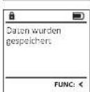 Burg Wächter MTD 760 - Menü Administrator / Vorgänge / Speichern - 3
