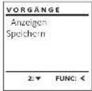 Burg Wächter MTD 760 - Menü Administrator / Vorgänge / Anzeigen - 1