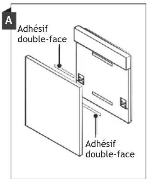 A Adhésif double-face Adhésif double-face