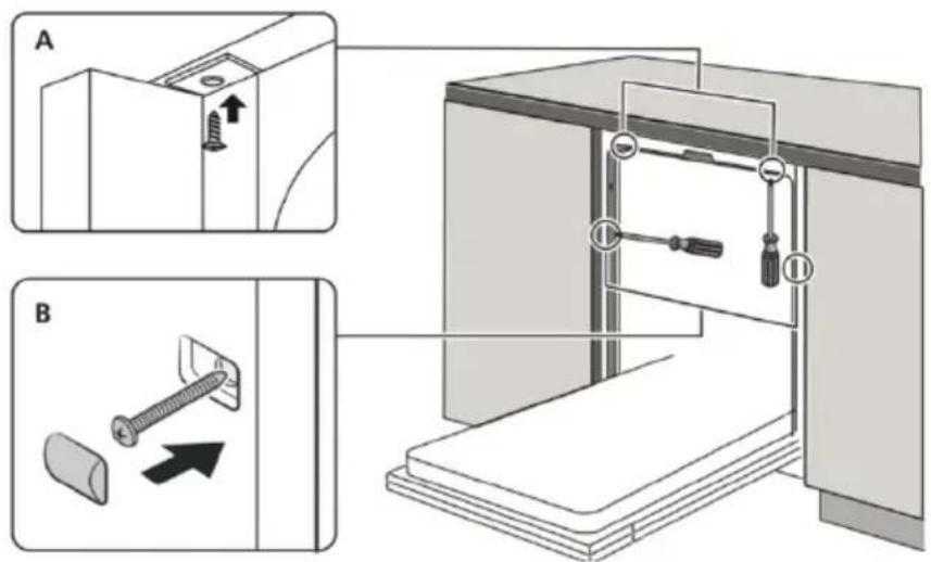 BRANDT DFP127ADS - Étape 4. Étapes d'installation du lave-vaisselle - 2