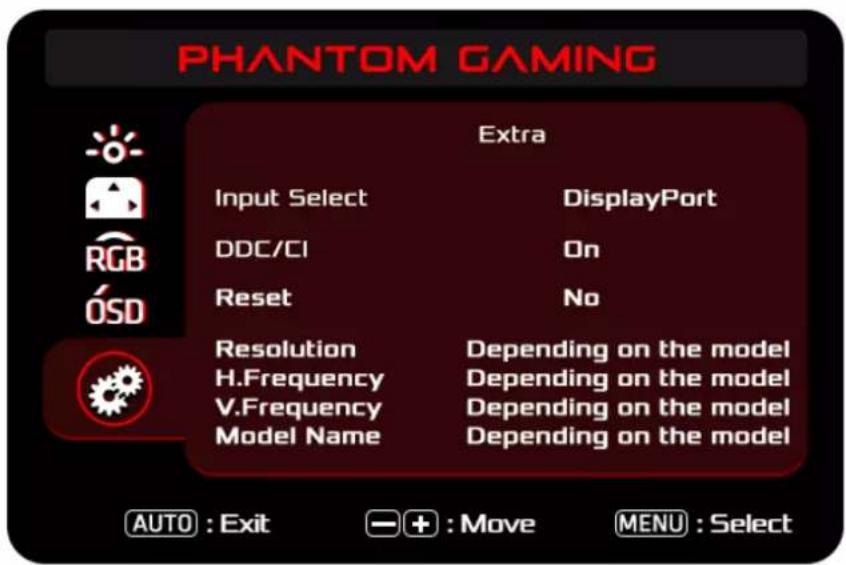 ASROCK PG34WQ15R3A - Menus OSD (Les descriptions pour le contrôle des fonctions) - 5