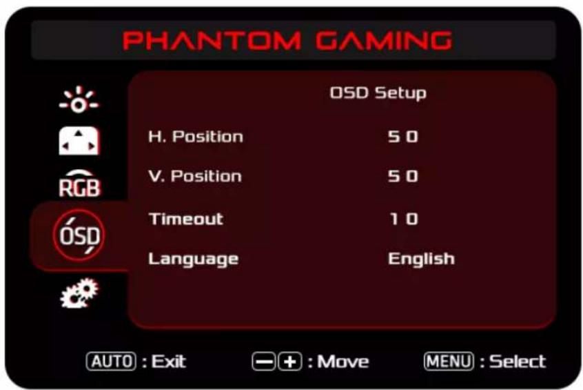 ASROCK PG34WQ15R3A - Menus OSD (Les descriptions pour le contrôle des fonctions) - 4