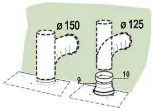 Ø 150 Ø 125 9 10