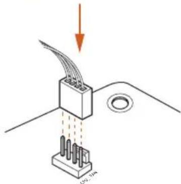 Diagram showing a connector with cable routing and a labeled base, indicating assembly or connection point.