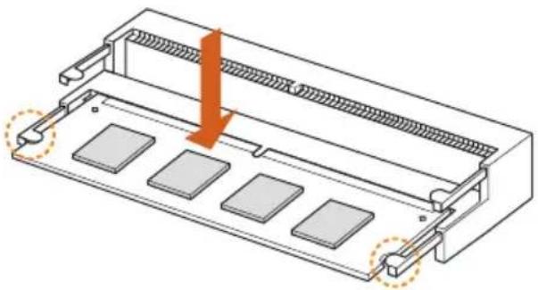 ASROCK Jupiter Q370 - Installing Memory Modules (SO-DIMM) - 4