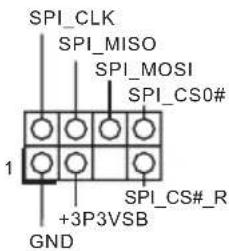 SPI_CLK SPI_MISO SPI_MOSI SPI_CS0# 1 +3P3VSB GND SPI_CS#_R