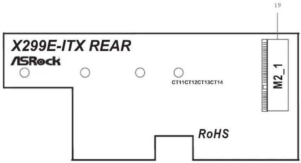 ASROCK X299E-ITX/ac - Motherboard Layout - 3