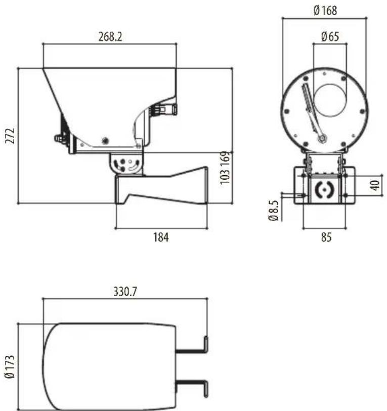 Videotec NTX - Disegni tecnici - 2