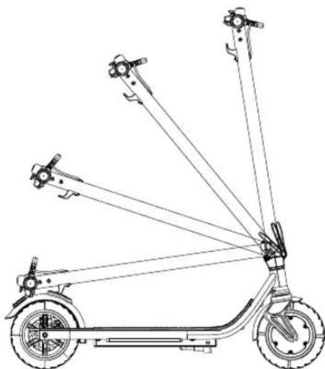BOHLT eKick 9 Pro - FOLDING UP THE SCOOTER AFTER USE - 5