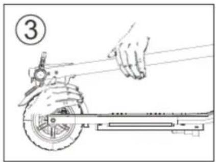 BOHLT eKick 9 Pro - PLIAGE DE LA TROTTINETTE APRÈS UTILISATION - 2