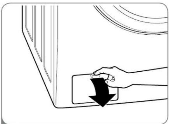 LG WM2044CW - Cleaning the Drain Pump Filter - 1