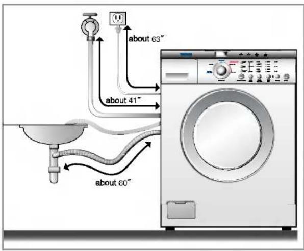 LG WM1812CW - INSTALLATION INSTRUCTIONS - 1