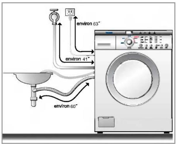 LG WM1812CW - INSTRUCTIONS D'INSTALLATION - 1