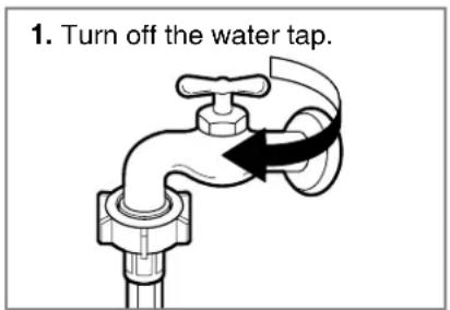 LG WM2688HCM - ■ The water inlet filter - 1