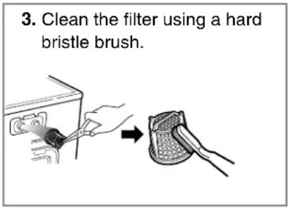 LG WM2688HCM - ■ The water inlet filter - 3