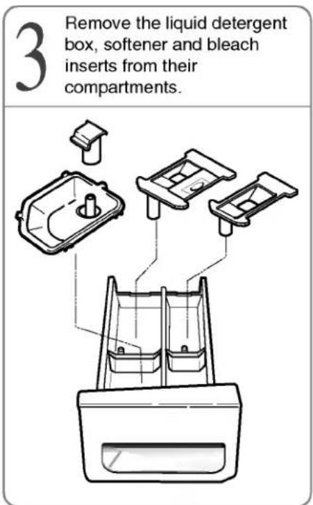 LG WM2377CW - - Cleaning the Dispenser - 3