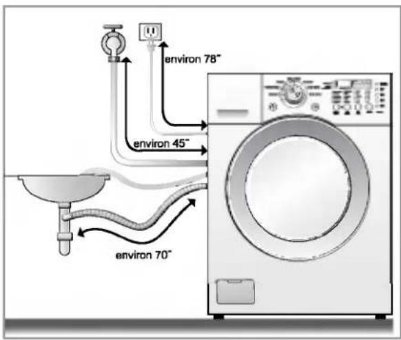 LG WM2177HW - INSTRUCTIONS D'INSTALLATION - 1