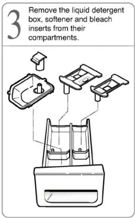 LG WM2177HW - ■ Cleaning the Dispenser - 3