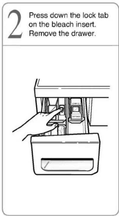 LG WM2177HW - ■ Cleaning the Dispenser - 2