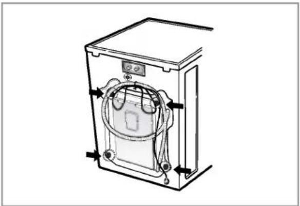 LG WM2177HW - ■ Removing shipping bolts - 1