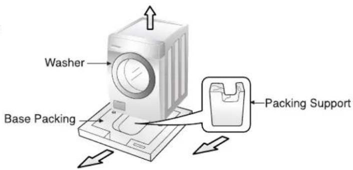 LG WM2477HS - ■ Shipping bolts - 1