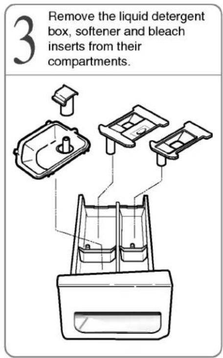 LG WM2377CS - - Cleaning the Dispenser - 3