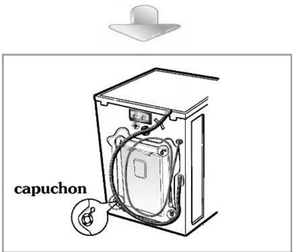 LG WM2677HBM - ■ Retrait des boulons d'expédition - 4