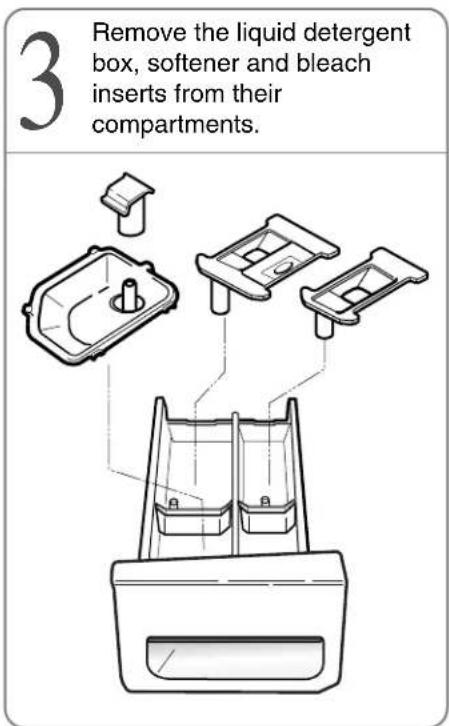 LG WM2477HW - ■ Cleaning the Dispenser - 3