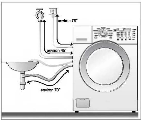 LG WM2677HSM - INSTRUCTIONS D'INSTALLATION - 1