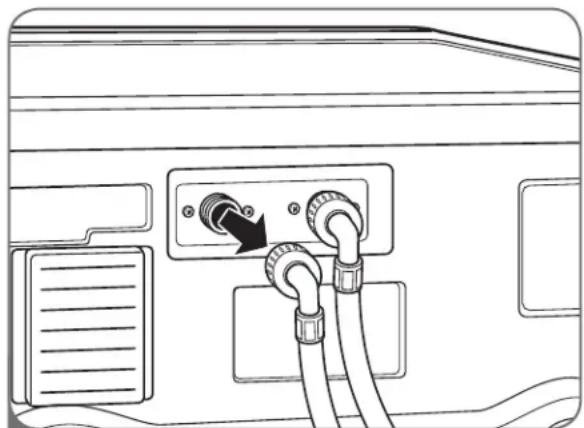 LG WM2688HRMA - Nettoyage des filtres d'admission d'eau - 1